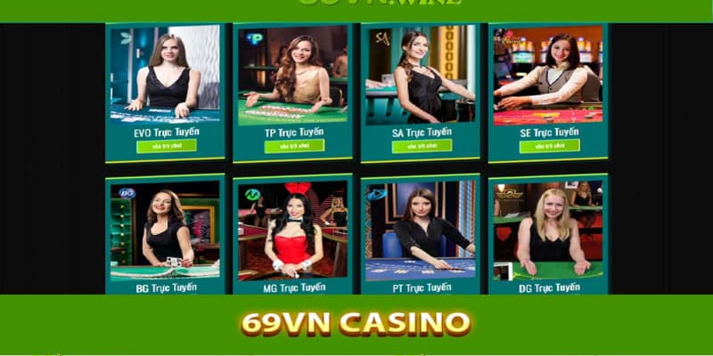 Các thông tin giới thiệu chung về sảnh casino 69vn