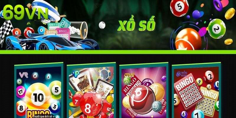 Sảnh game cung cấp vô vàn thể loại xổ số đặc sắc